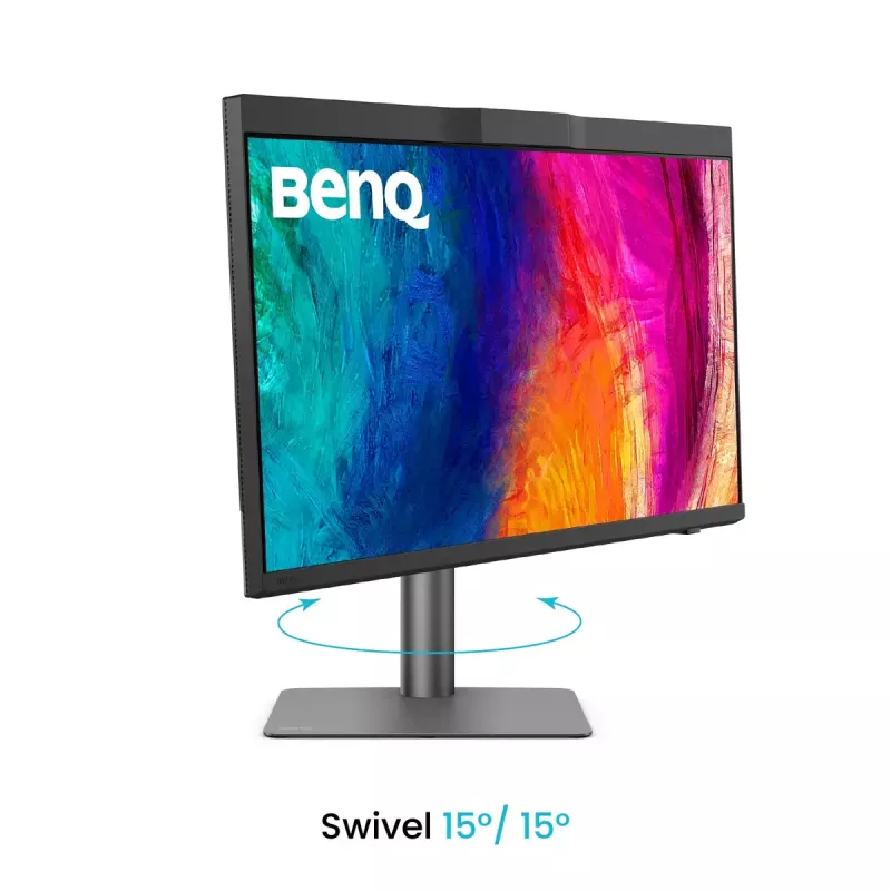 Monitorius BenQ PD2770U 27 colių 4K UHD (3840×2160) IPS LCD, 5 ms, 400 cd/m², USB 3.2 stotelė, VESA, reguliuojamas aukštis