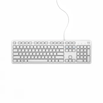 DELL KB216 laidinė klaviatūra – vokiškas QWERTZ išdėstymas, balta