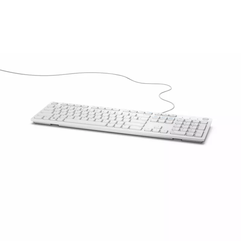 DELL KB216 laidinė klaviatūra – vokiškas QWERTZ išdėstymas, balta