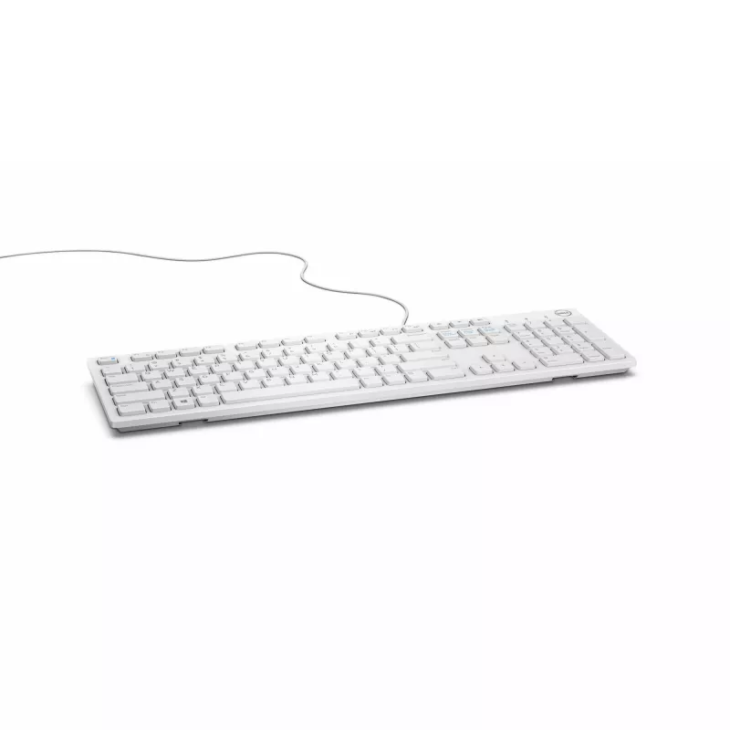 DELL KB216 laidinė klaviatūra – vokiškas QWERTZ išdėstymas, balta