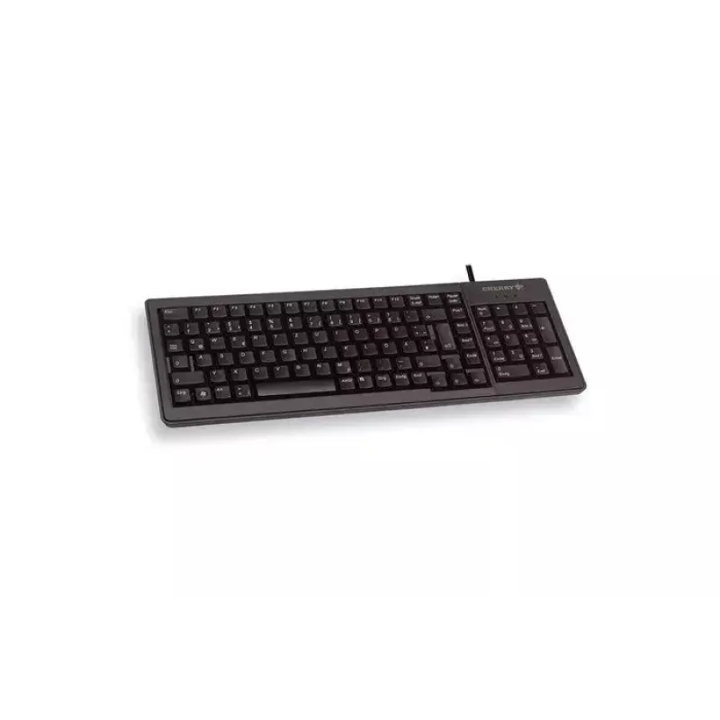 CHERRY XS G84-5200 kompaktiška klaviatūra, laidinė, USB/PS2, juoda, (QWERTY – JK)