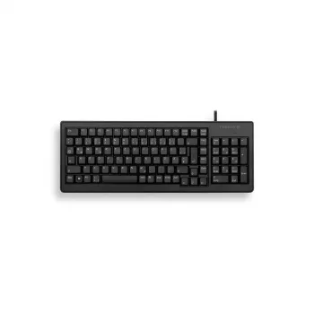 CHERRY XS G84-5200 kompaktiška klaviatūra, laidinė, USB/PS2, juoda, (QWERTY – JK)