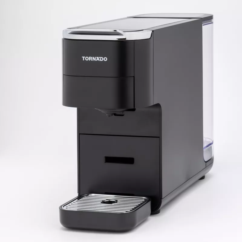 TORNADO TCM7042-GS | 5-in-1 daugiakapsulinė kavos aparatas, kavos aparatas, 1,5 L, kavos kapsulės, malti kavos pupelės, 1350 W, juoda