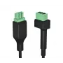 HP Poly Studio A2 kabelio prailgintuvas stalo mikrofonui, Phoenix jungtis, 8 m (26 ft), juodas