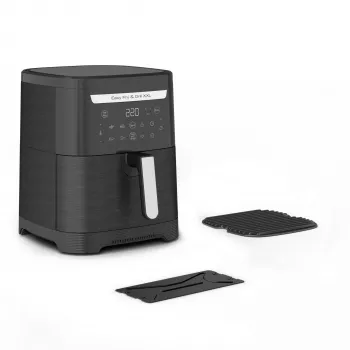 Karšto oro gruzdintuvė Tefal Easy Fry & Grill EY8018 6.5 L 1.5 kg 1830 W lietimui jautrus LCD juoda stalinė