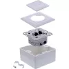 InLine 76842A Kištukinis lizdas 2x RJ-45 Baltas Tinklo kabelis Cat 6a
