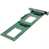 InLine 76660O Vidinė U.2 PCIe adapterio plokštė, vyriška jungtis, 4 Gbit/s