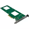 InLine 76660O Vidinė U.2 PCIe adapterio plokštė, vyriška jungtis, 4 Gbit/s