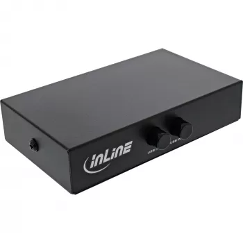 InLine USB 2.0 rankinis jungiklis, USB-A įrenginys 2 kompiuteriams