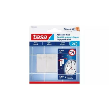 Universalus kabliukas TESA 77762 Indoor Baltas 2 vnt