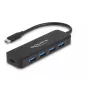 DeLOCK 64170 USB 3.2 Gen 1 Type-C USB centras 5000 Mbit/s juodas