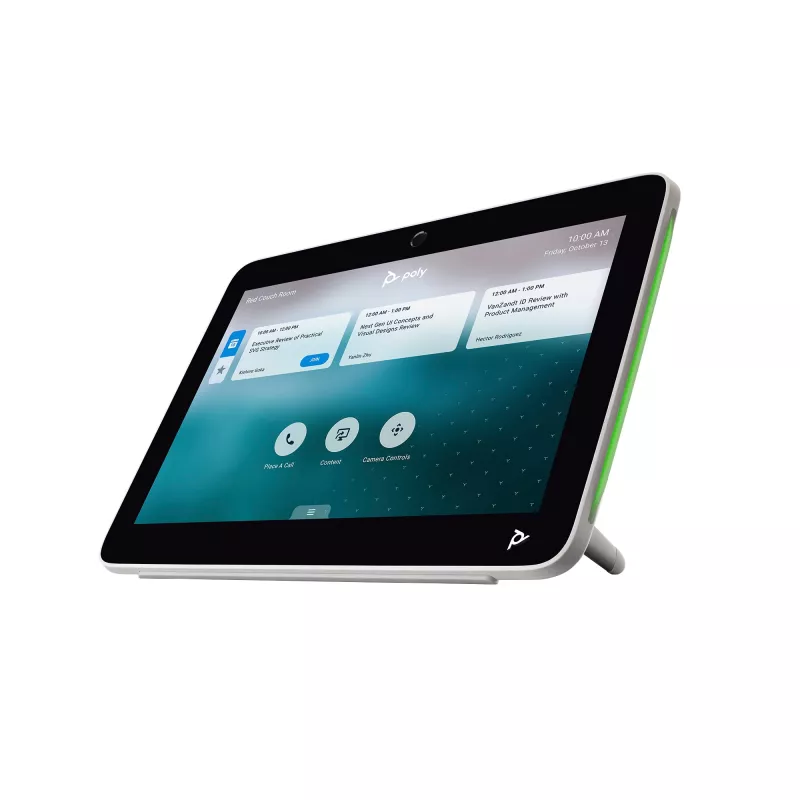 HP Poly TC10 White Touch Controller No Radio GSA/TAA, baltas, 1280 x 800 pikselių, 260 mm, 184 mm, 64 mm, 1.27 kg
