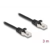 DeLOCK RJ50 laidas, vyriškas RJ50 į vyrišką RJ50, S/FTP, 3 m, juodas