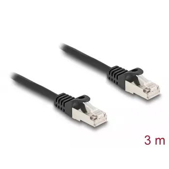 DeLOCK RJ50 laidas, vyriškas RJ50 į vyrišką RJ50, S/FTP, 3 m, juodas