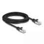 DeLOCK RJ50 laidas, vyriškas RJ50 į vyrišką RJ50, S/FTP, 3 m, juodas