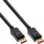 DisplayPort kabelis InLine 15355, 0,5 m, DisplayPort–DisplayPort, juodas, 6 mm
