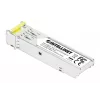 Intellinet Gigabit Fiber WDM Bi-Direkcinis SFP optinis siųstuvas-imtuvas 1000Base-BX-D (LC) vienmodis, 120 km, BiDi WDM (RX1490/TX1550), MSA suderinamas, sidabrinis