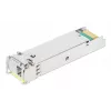 Intellinet Gigabit Fiber WDM Bi-Direkcinis SFP optinis siųstuvas-imtuvas 1000Base-BX-D (LC) vienmodis, 120 km, BiDi WDM (RX1490/TX1550), MSA suderinamas, sidabrinis