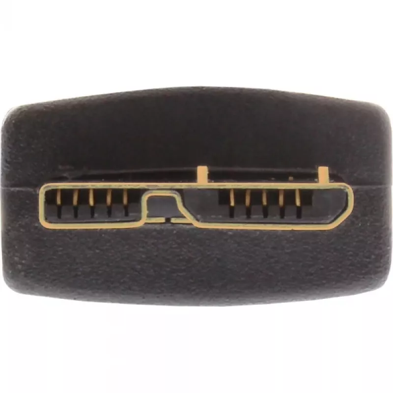 InLine USB 3.2 Gen.1 laidas, A tipas / Micro B, juodas, 1,5 m