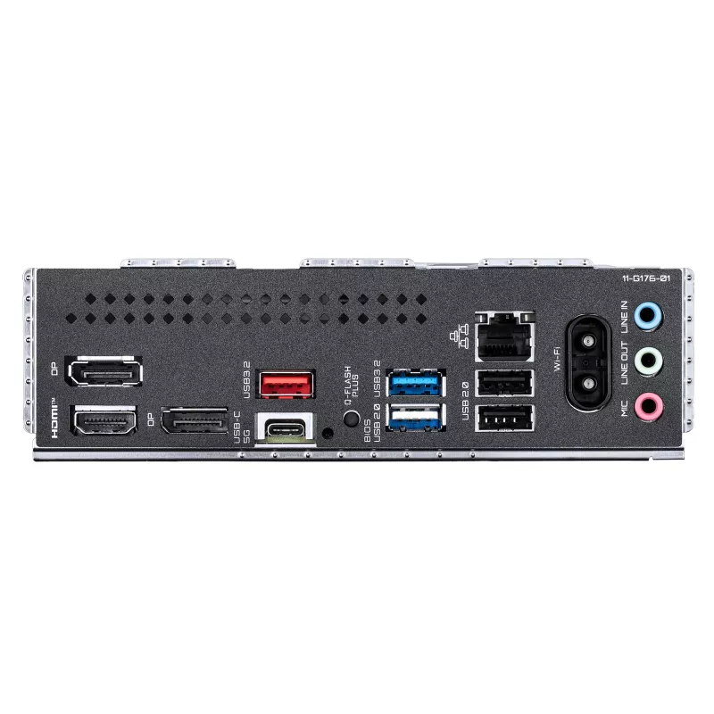 GIGABYTE B840M GAMING PLUS WIFI6E pagrindinė plokštė - AMD Ryzen 9000 procesoriams, 8+2+2 fazių VRM, iki 8200MHz DDR5(O.C), 2xPCIe 4.0 M.2, Wi-Fi 6E, 1GbE LAN, USB 3.2 Gen 2