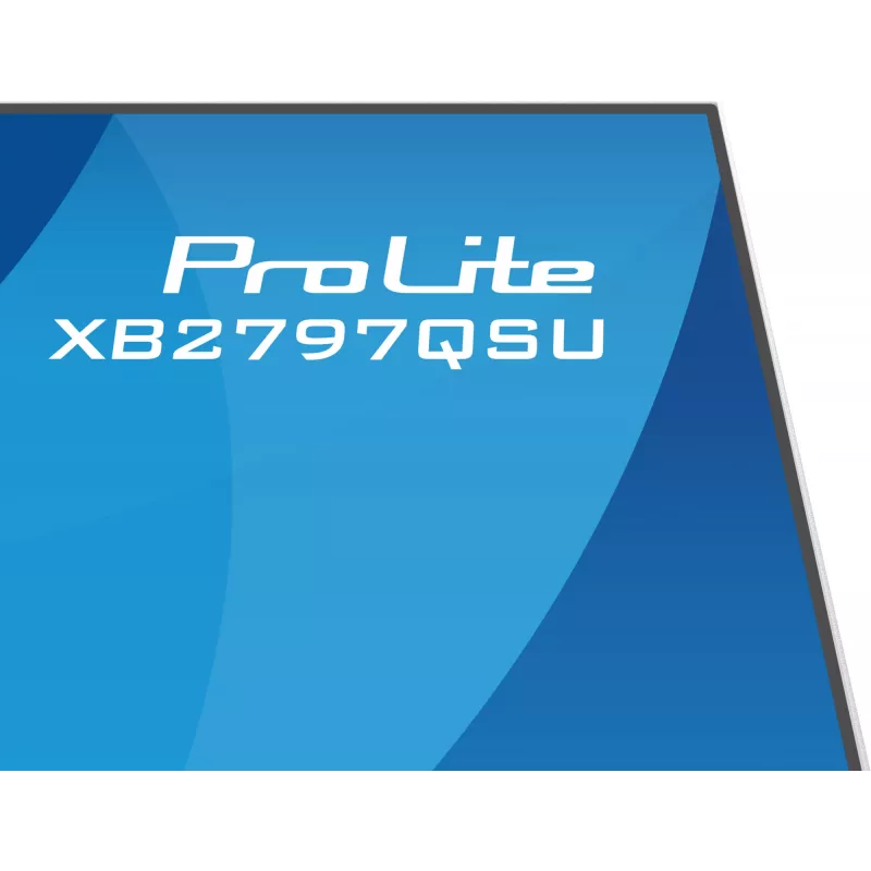 27 colių IIYAMA ProLite XB2797QSU-W1 IPS Quad HD (2560x1440) LED monitorius, 178° žiūrėjimo kampai, USB 3.2 stotelė, garsiakalbiai, VESA, aukščio reguliavimas, baltas