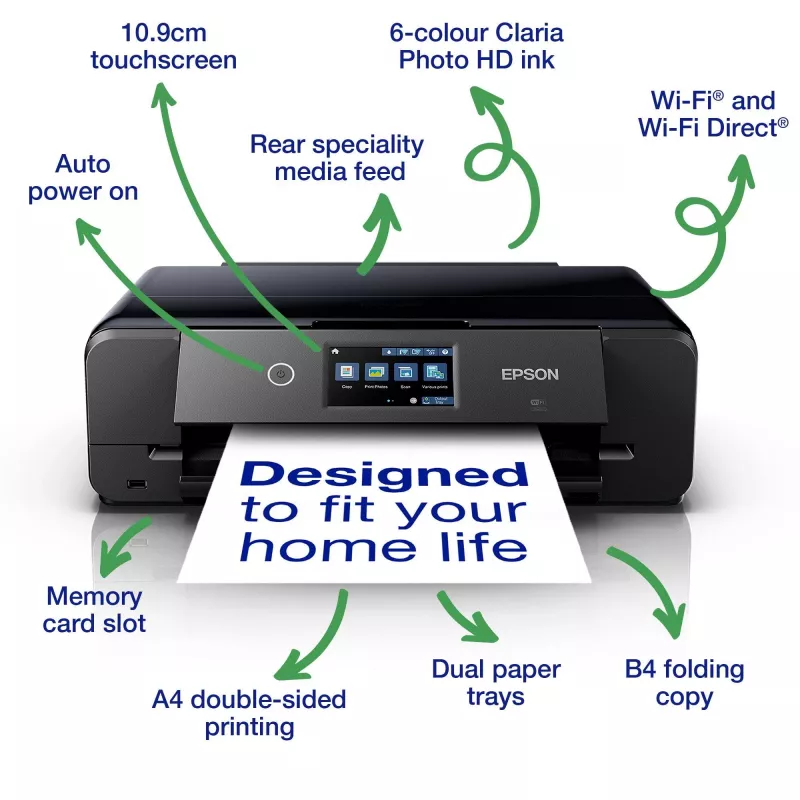 Epson XP-980 Daugiafunkcis rašalinis spausdintuvas A3 5760 x 1440 DPI 28 ppm Wi-Fi