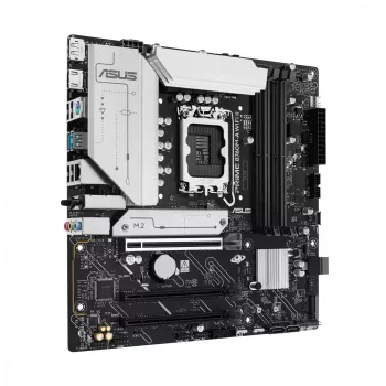 Motininė plokštė ASUS PRIME B760M-A WIFI II micro ATX, Intel B760, LGA 1700, DDR5, 4 DIMM lizdai, iki 256 GB, Wi‑Fi 6E, 2,5Gb Ethernet