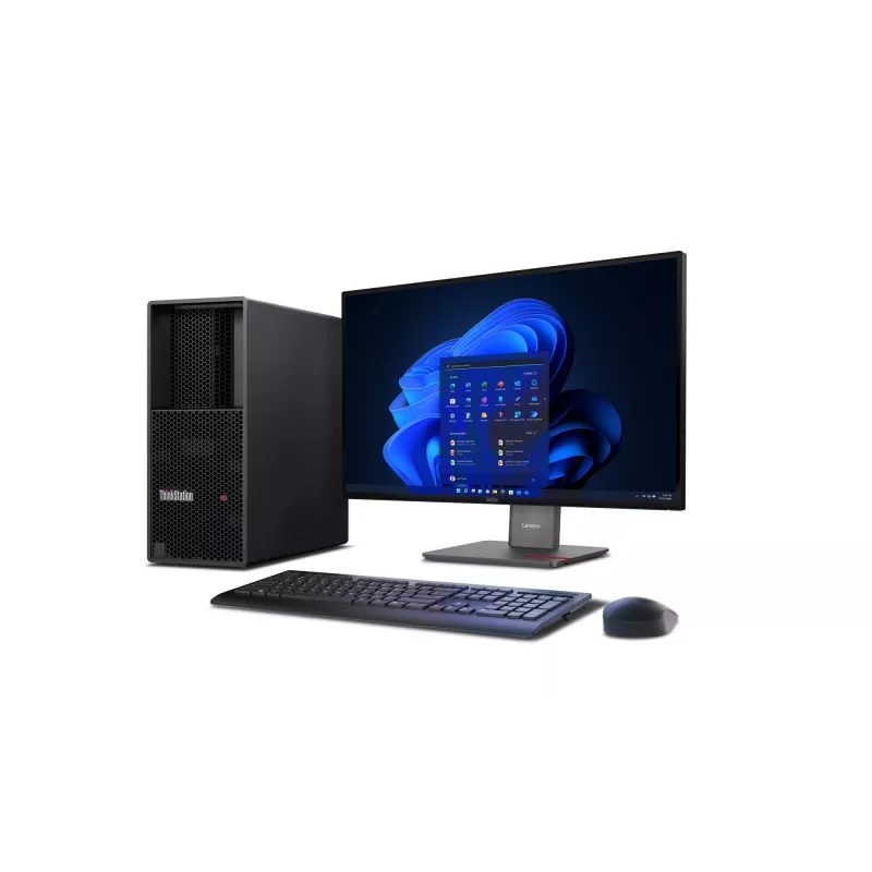 Lenovo ThinkStation P3 Tower Gen 2 Intel Core Ultra 9 285K 64 GB DDR5-SDRAM 1 TB SSD Windows 11 Pro darbo stotis juoda