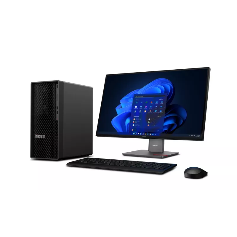 Lenovo ThinkStation P2 Tower Gen 2 Intel Core Ultra 7 265K 64 GB DDR5-SDRAM 1 TB SSD NVIDIA RTX 4000 Ada Windows 11 Pro darbo stotis juoda