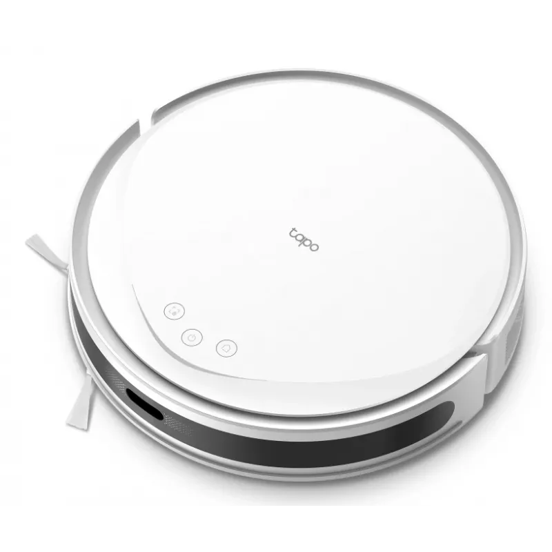 TP-Link Tapo RV20 Max Baltas – išmanusis robotas dulkių siurblys su LiDAR navigacija ir šluostymu