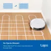 TP-Link Tapo RV20 Max Baltas – išmanusis robotas dulkių siurblys su LiDAR navigacija ir šluostymu