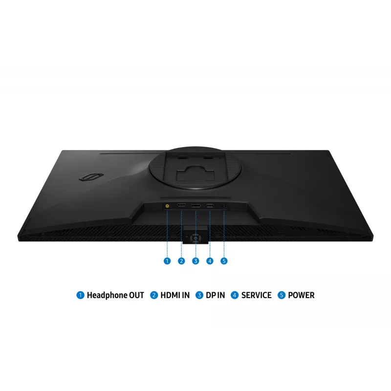 Samsung 27 colių Odyssey OLED G61SH QHD 240Hz žaidimų monitorius, 68,6 cm (27 colių), 2560 x 1440 pikselių, Quad HD, OLED, 0,03 ms, juodas