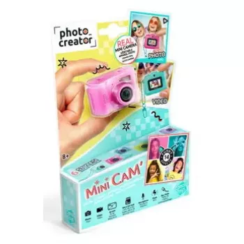 Skaitmeninis fotoaparatas Canal Toys Photo Creator CLK061 – rožinis, LCD 0,96 col., MicroSD palaikymas, USB