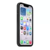 Silicone Case su MagSafe, skirta Apple iPhone 17e — Juoda, Silikonas ir Mikropluoštas, 6,1 colio