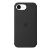 Silicone Case su MagSafe, skirta Apple iPhone 17e — Juoda, Silikonas ir Mikropluoštas, 6,1 colio