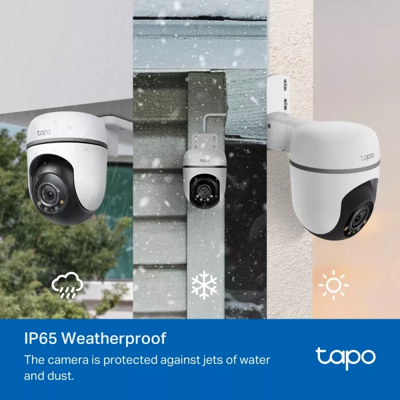 TP-Link Tapo TC41 V2 sferinė IP apsaugos kamera Vidaus ir lauko 2304 x 1296 pikseliai Lubų/Sienos/Stulpo