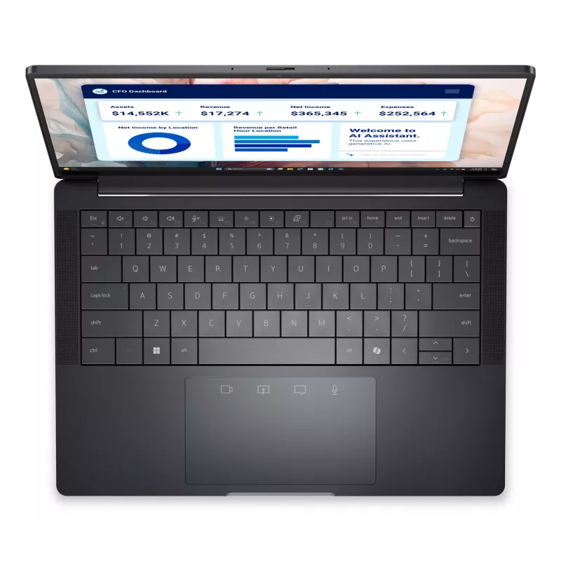 DELL Pro 13 Premium PA13250 Copilot+ PC Intel Core Ultra 7 268V nešiojamas kompiuteris 33,8 cm (13,3 col.) liečiamasis ekranas Quad HD+ 32 GB LPDDR5x-SDRAM 512 GB SSD Wi-Fi 7 (802.11be) Windows 11 Pro pilka