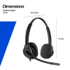 Laidinės stereo ausinės HP Poly Mission 425 Classic USB, ant ausų, 126 g