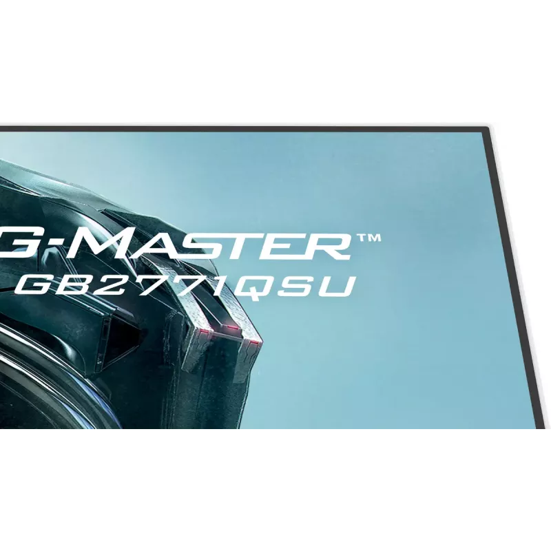 27 colių monitorius iiyama G-MASTER GB2771QSU-W1, 2560×1440 WQHD, Fast IPS, 2 ms, USB 3.2 hub, garsiakalbiai, VESA, aukščio reguliavimas (baltas)