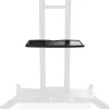 Priedas lentynai ONKRON APT1881-B stendiniams ekranams, ABS ir plienas, 460×320×20 mm, juoda