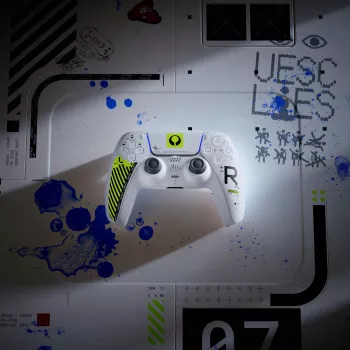 Sony DualSense Wireless Controller – Marathon Limited Edition White, Green Bluetooth/USB Žaidimų Pultas Analogue / Digital Android, MAC, PC, PlayStation 5, iOS