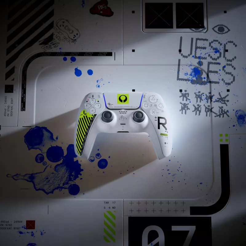 Sony DualSense Wireless Controller – Marathon Limited Edition White, Green Bluetooth/USB Žaidimų Pultas Analogue / Digital Android, MAC, PC, PlayStation 5, iOS