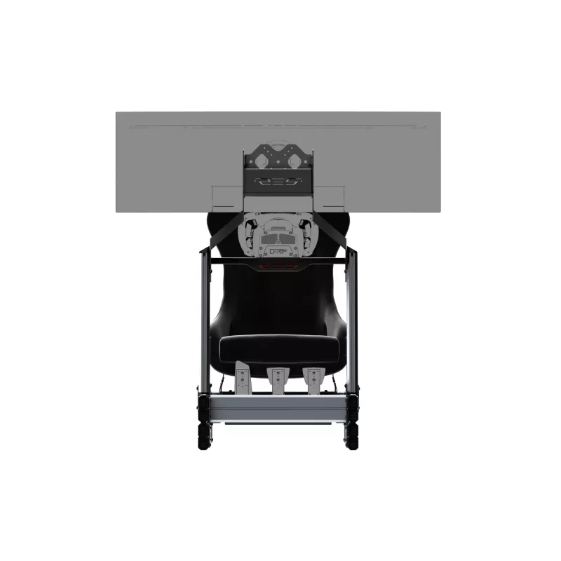 Res-Tech SMART COCKPIT + GT SEAT (BUNDLE) lenktyninis kokpitas, juoda/pilka, ABS, aliuminis, 52 kg, Italija