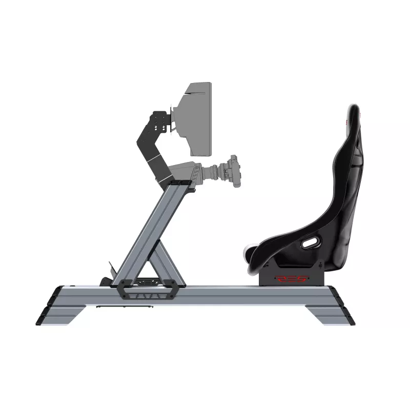 Res-Tech SMART COCKPIT + GT SEAT (BUNDLE) lenktyninis kokpitas, juoda/pilka, ABS, aliuminis, 52 kg, Italija