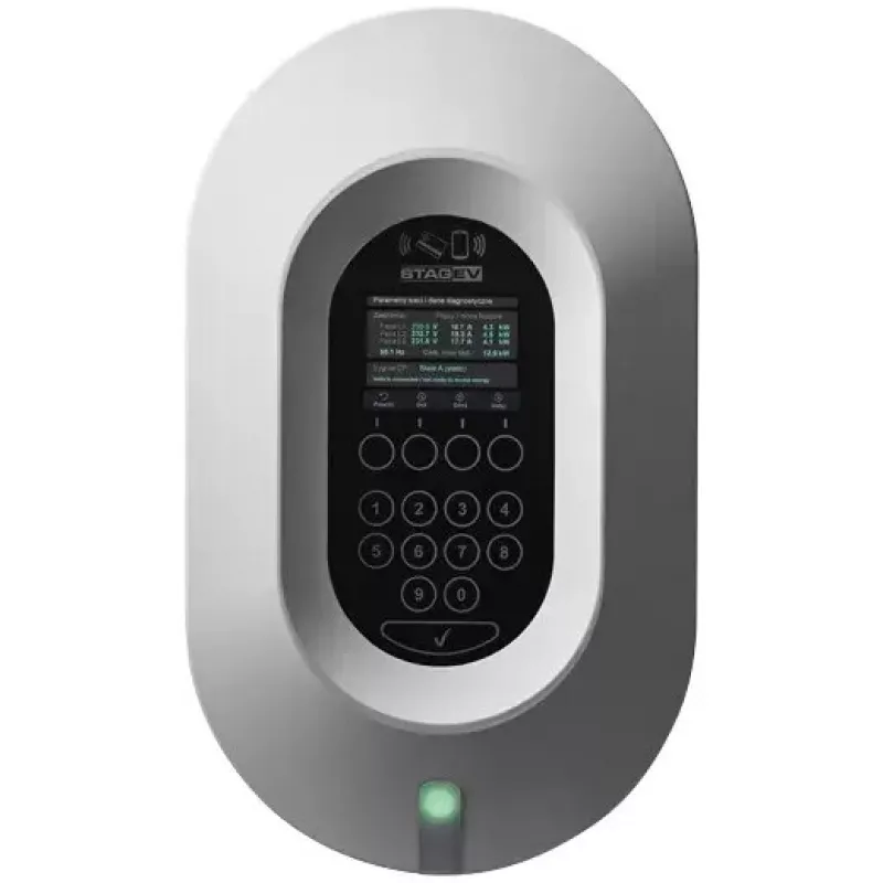 Sieninis elektromobilių įkroviklis STAG EV WALLBOX STAGEV CORE 11 kW, 3 fazės 230/400 V, 16 A, 5 m Type 2 kabelis