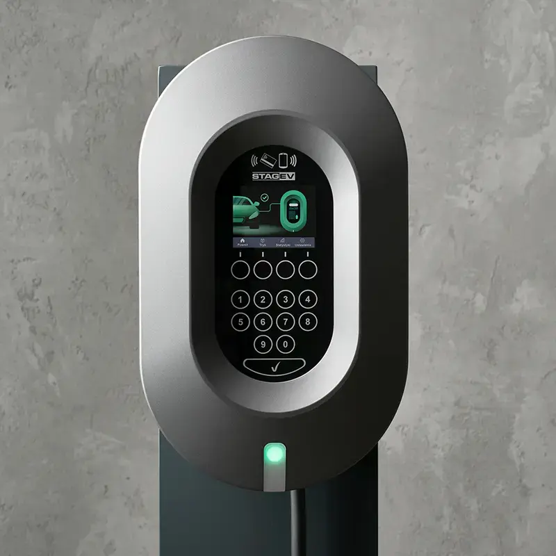Sieninis elektromobilio įkroviklis STAG EV WALLBOX STAGEV CORE 11 kW, 3 fazės 230/400 V, 16 A, Type 2 kabelis 5 m