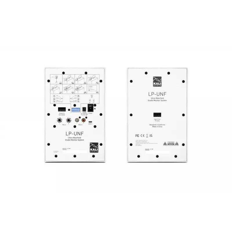 Stoveliai artimojo lauko monitoriams Kali Audio LP-UNF WH, balti, su Bluetooth