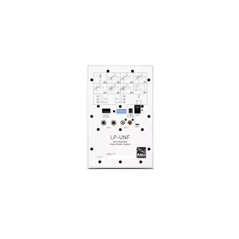 Stoveliai artimojo lauko monitoriams Kali Audio LP-UNF WH, balti, su Bluetooth