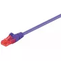 Tinklo kabelis GOOBAY 95260 Cat6 U/UTP violetinis 0,50 m RJ-45–RJ-45