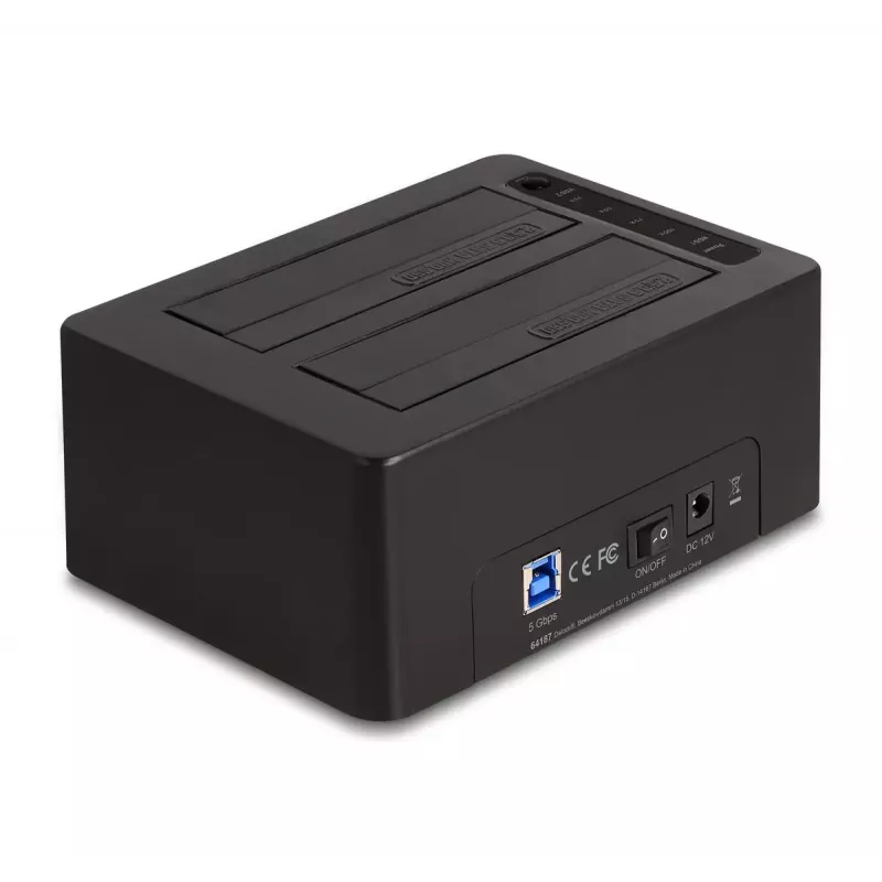 HDD/SSD dėklas DeLOCK 64187 Juodas 2,5/3,5 colio 5 Gbit/s